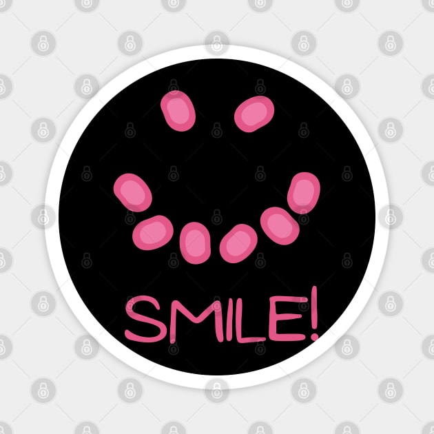 Smiling Red Blood Cells Magnet by ttyaythings